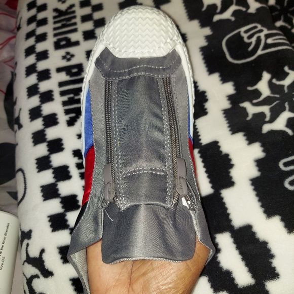 Color Block Zip-Front Sneaker Mules - Picture 7 of 7